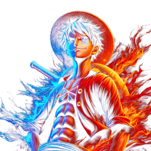 Luffy courage et force