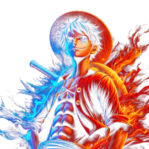 Luffy courage et force